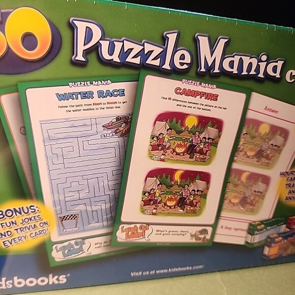 50 Puzzle Mania Cards by Kidsbooks New Unopened - Picture 8 of 8